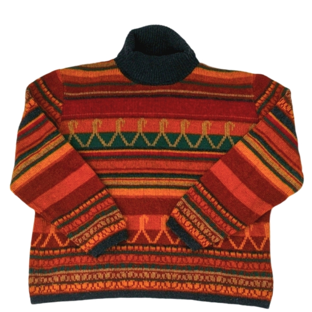 Vintage Le Laureat 1980s Chunky Wool Sweater Sz M